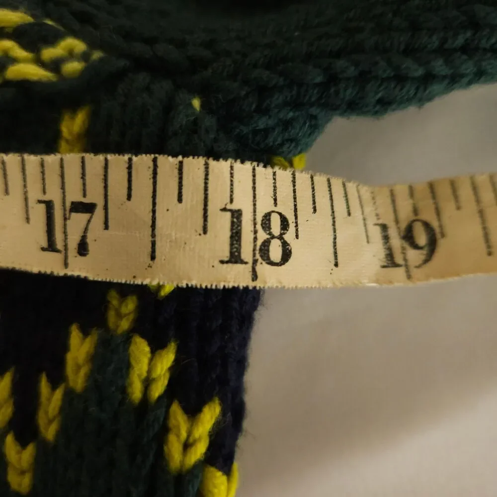 NWT Talbots Diamond Fair Isle‎ Green Sweater Womens Petite Small